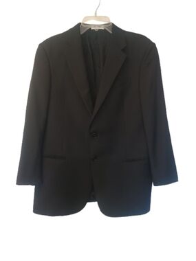 Armani collezioni G Line Black mens Blazer 2 Buttons Size: 40C